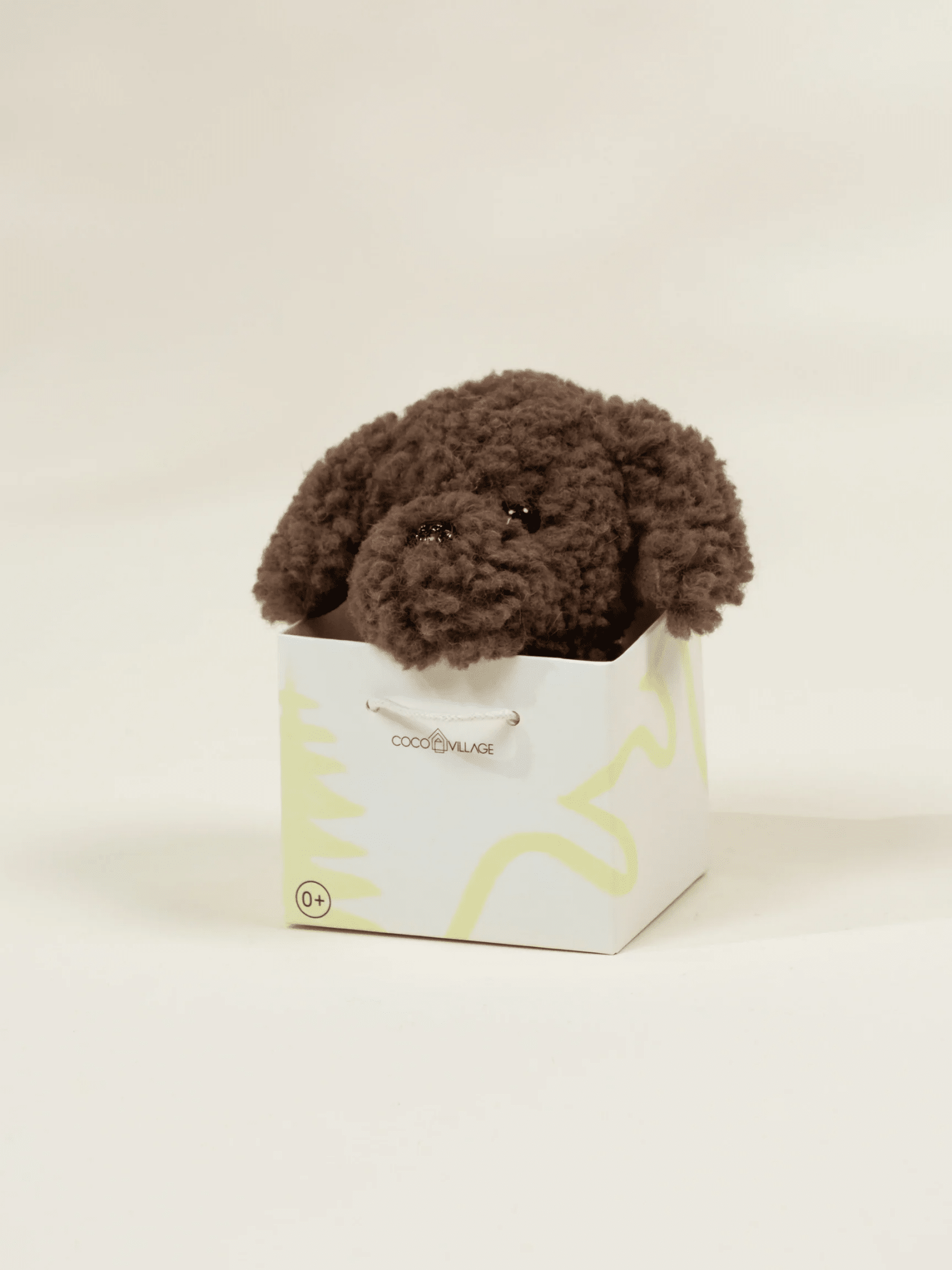 Coco Village Mini Gift Plush Toy - Brown Puppy - Mastermind Toys___247870