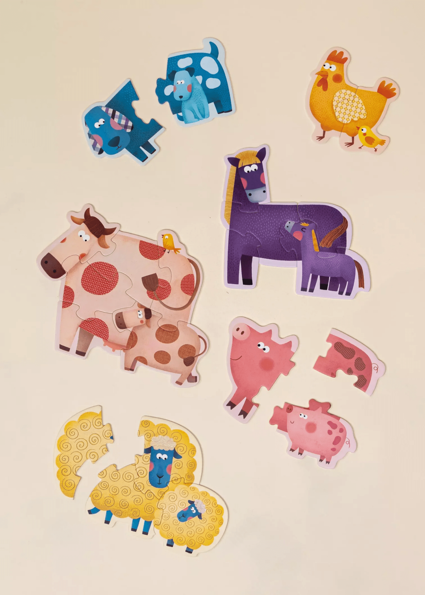 Coco Village My first Puzzles - Farm Animals (6 puzzles) - Mastermind Toys___247220