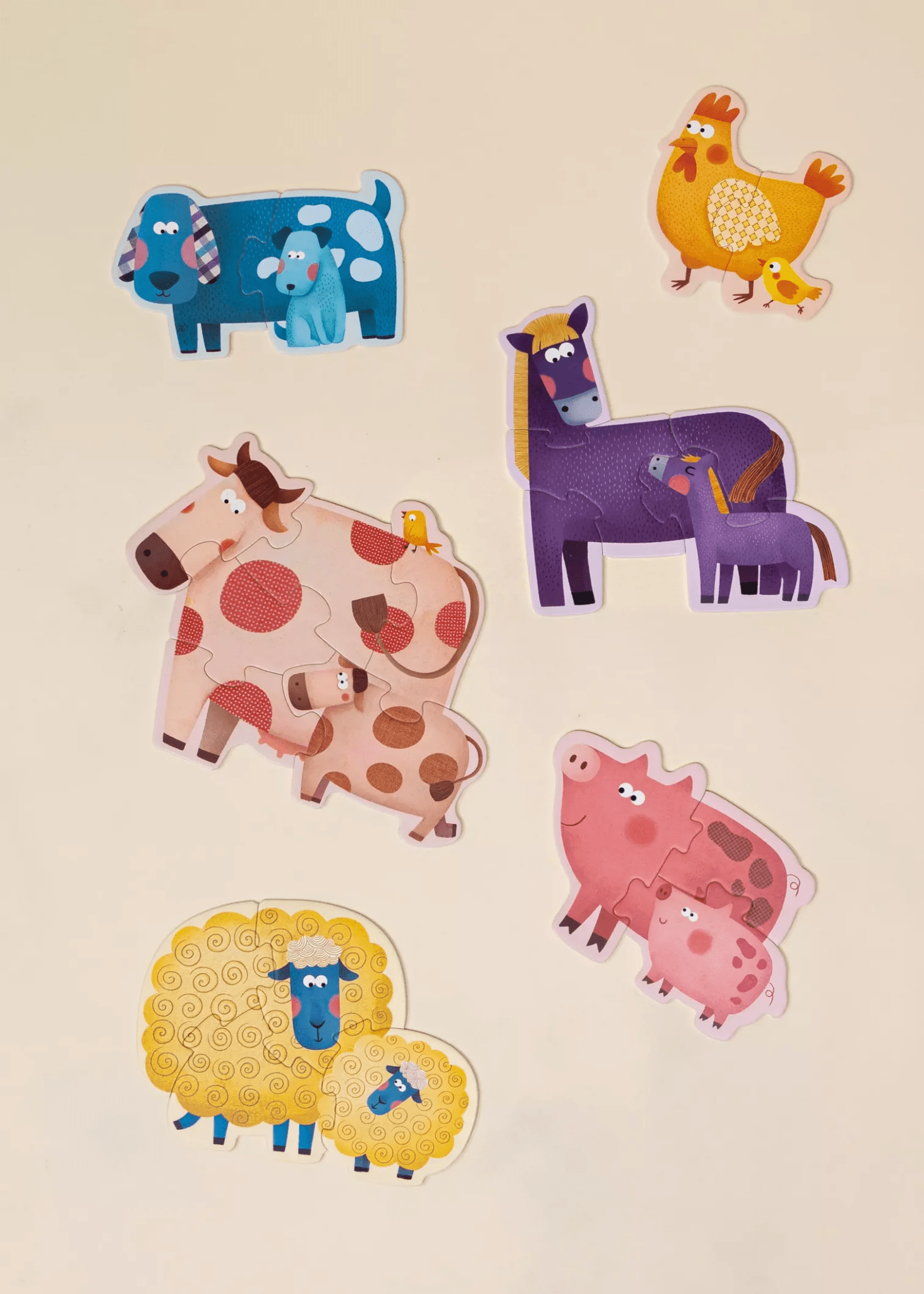 Coco Village My first Puzzles - Farm Animals (6 puzzles) - Mastermind Toys___247220