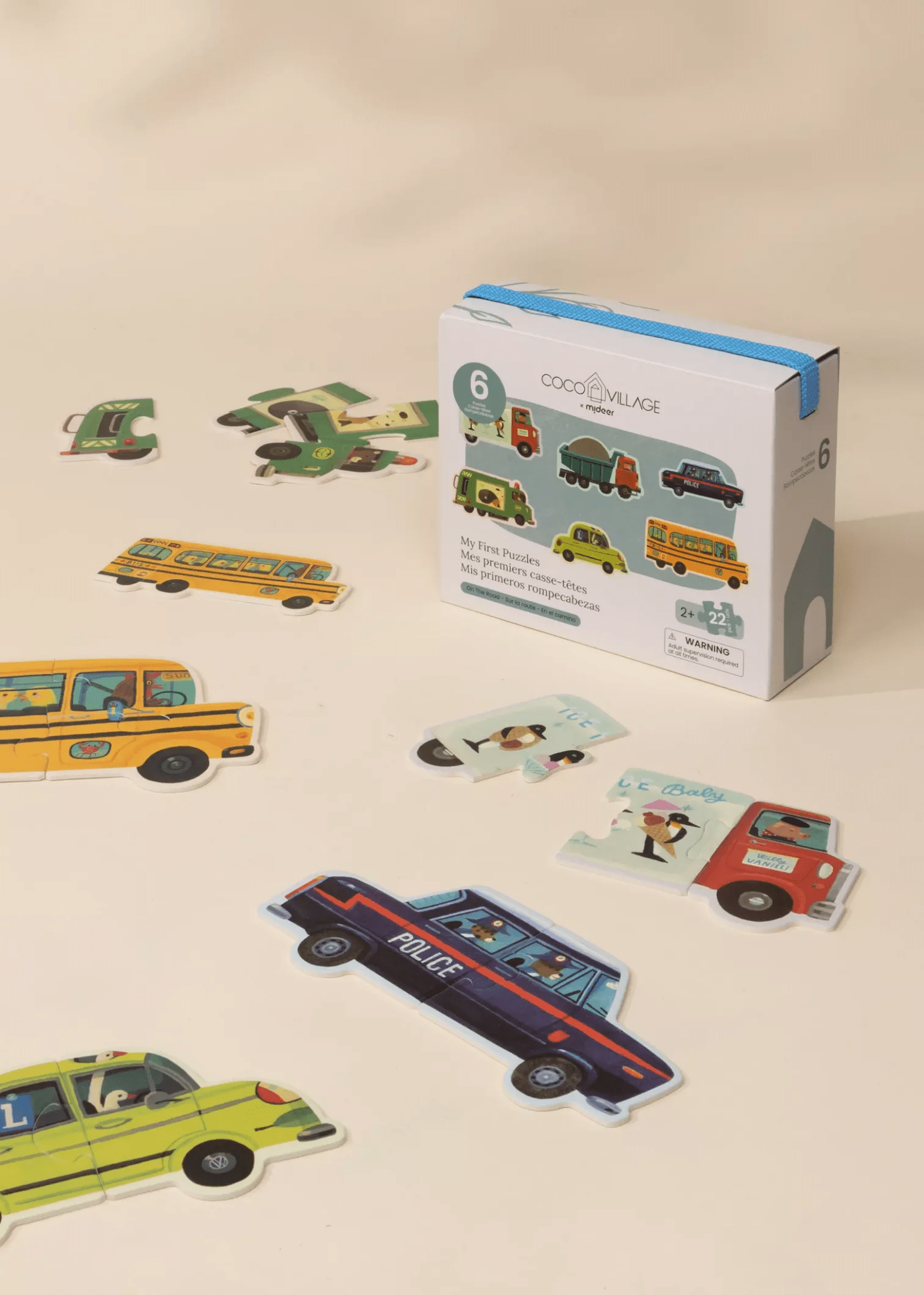 Coco Village My first Puzzles - On the Road (6 puzzles) - Mastermind Toys___247217