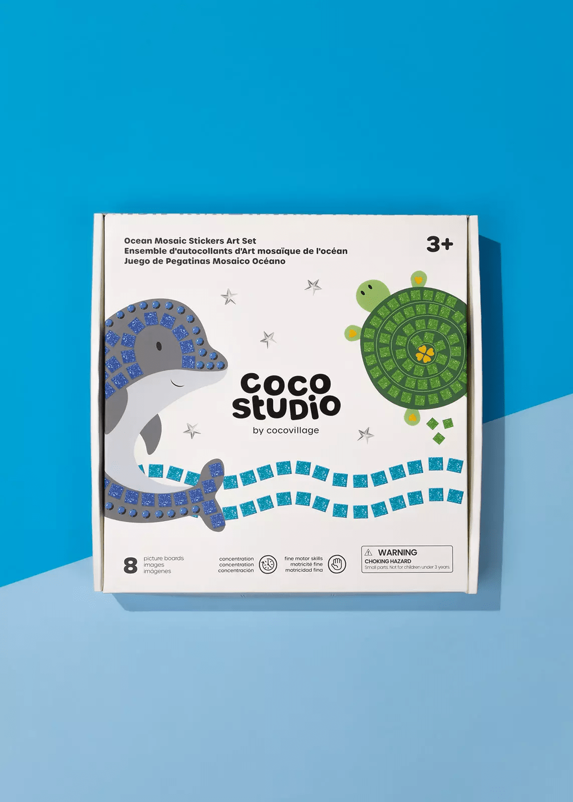 Coco Village Ocean Mosaic Stickers Art Set - 8 pcs - Mastermind Toys___246904