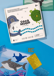 Coco Village Ocean Mosaic Stickers Art Set - 8 pcs - Mastermind Toys___246904
