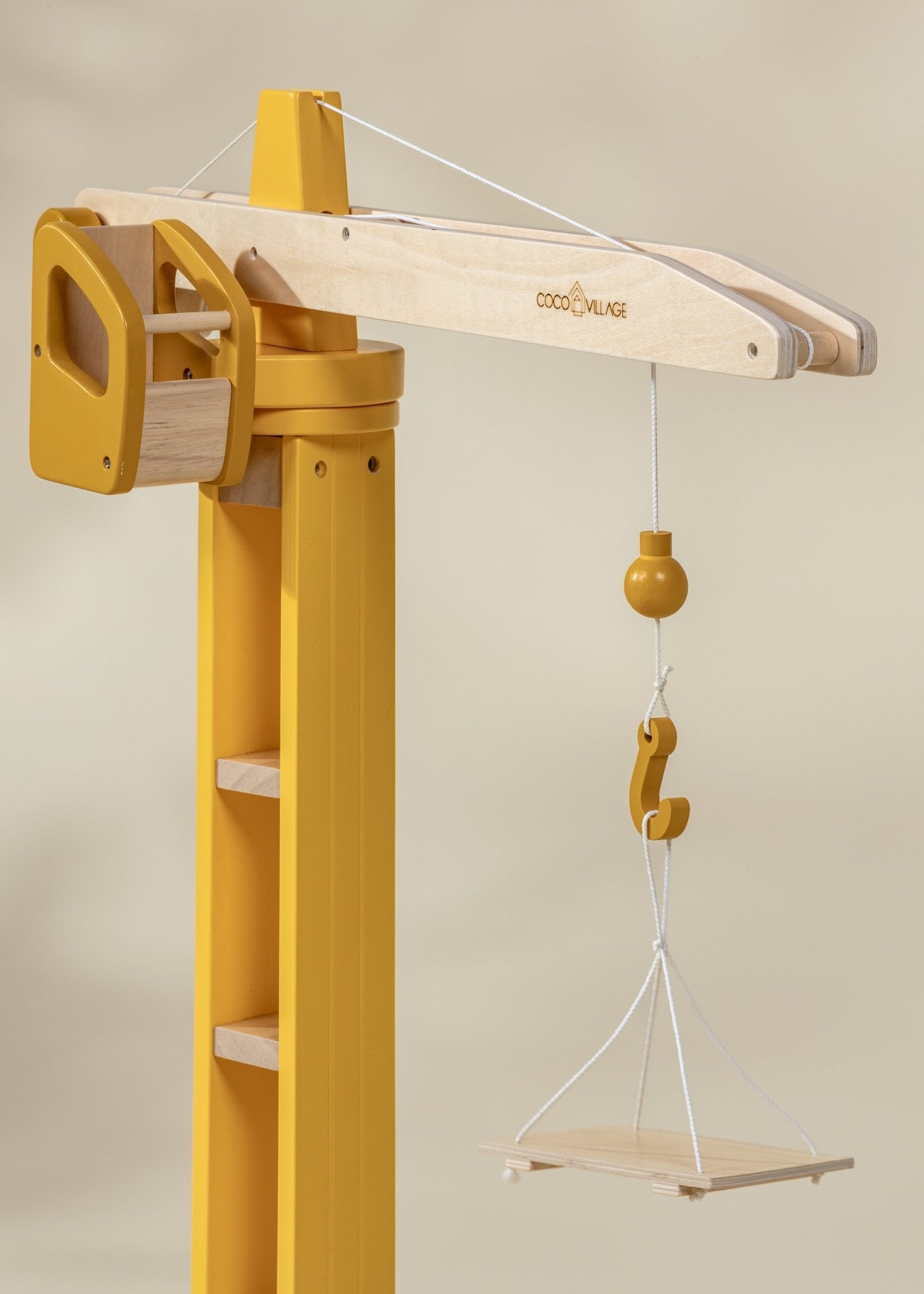 Coco Village Oversized Wooden Construction Crane - Mastermind Toys___247011