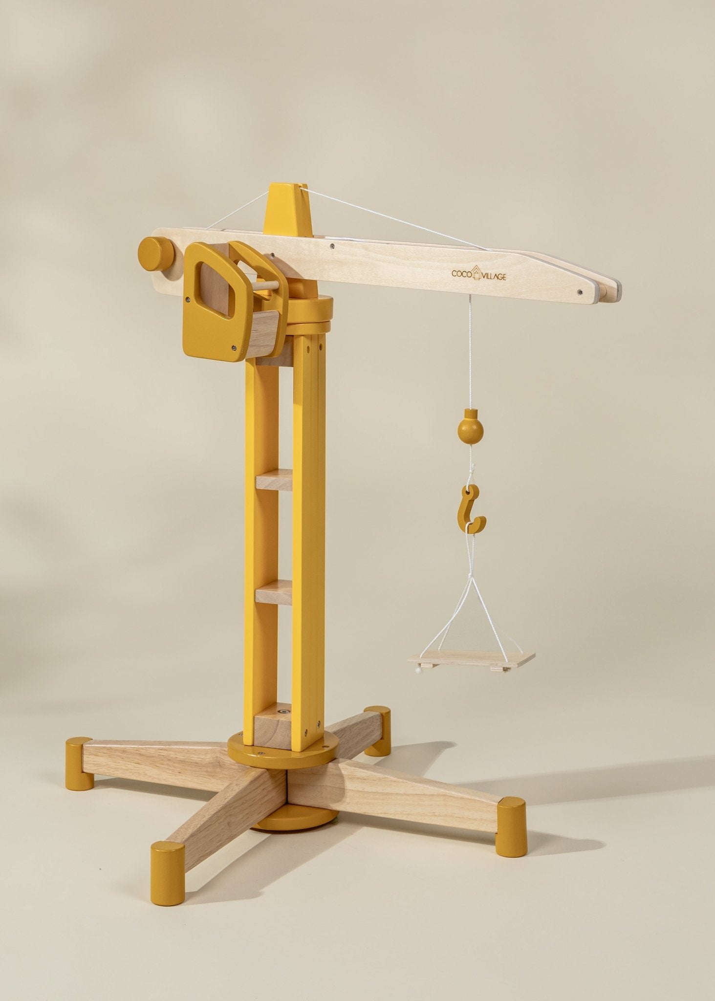 Coco Village Oversized Wooden Construction Crane - Mastermind Toys___247011