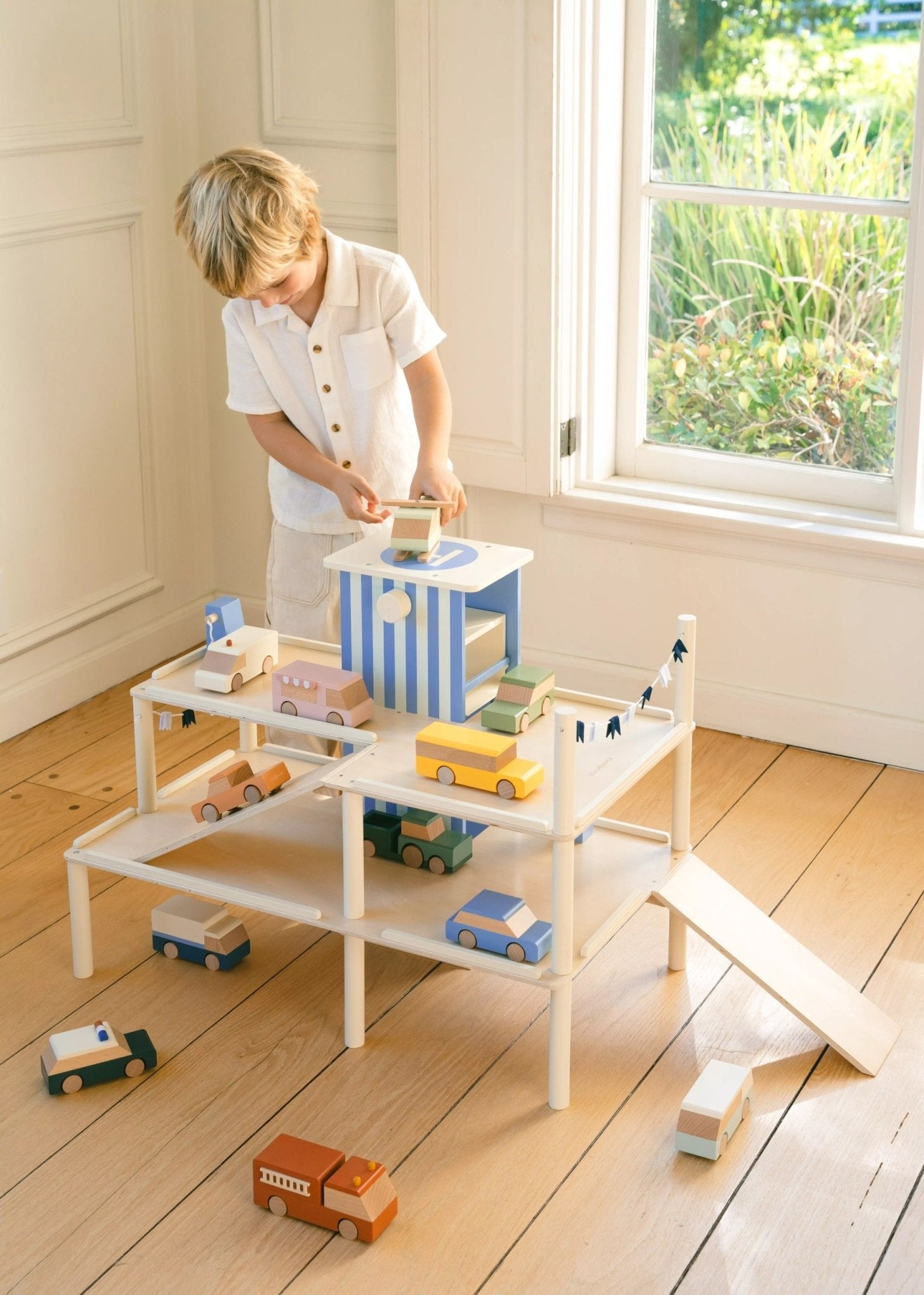 Coco Village Oversized Wooden Parking Garage Playset - Mastermind Toys___249942