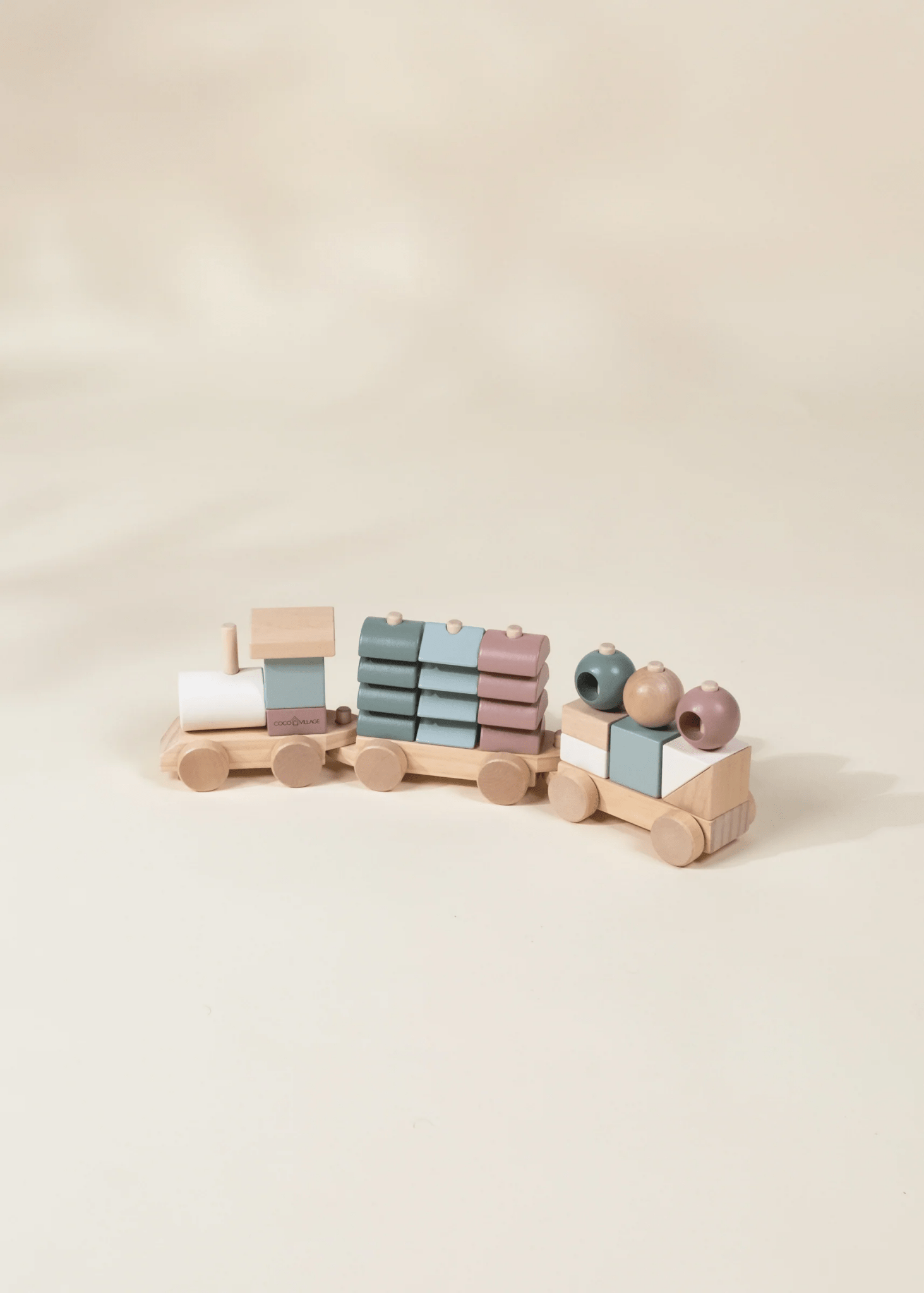 Coco Village Oversized Wooden Stacking Train - Mastermind Toys___247191