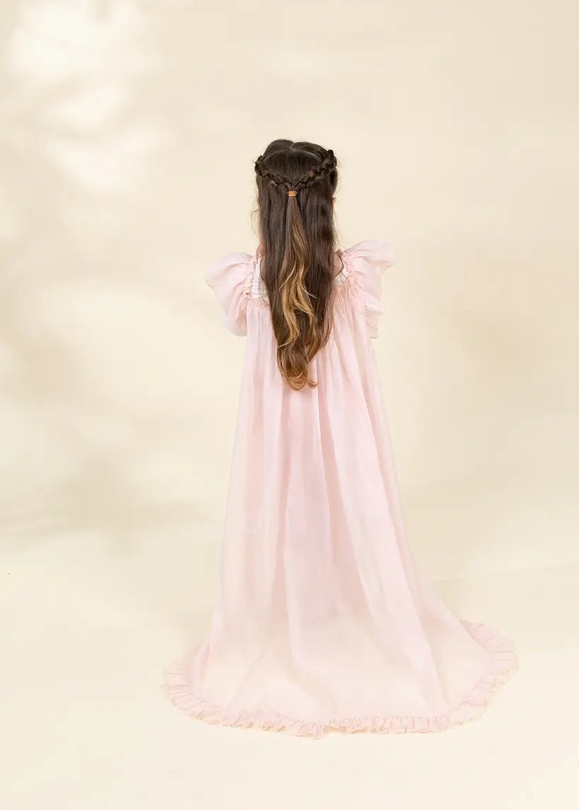 Coco Village Pink Long Sheer Cape - Mastermind Toys___253003