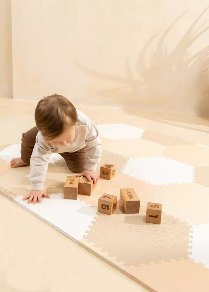 Coco Village Playmat - HEXAGON - Beige - Mastermind Toys___234218