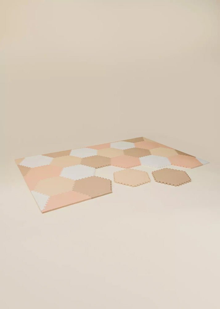 Coco Village Playmat - HEXAGON - Beige - Mastermind Toys___234218