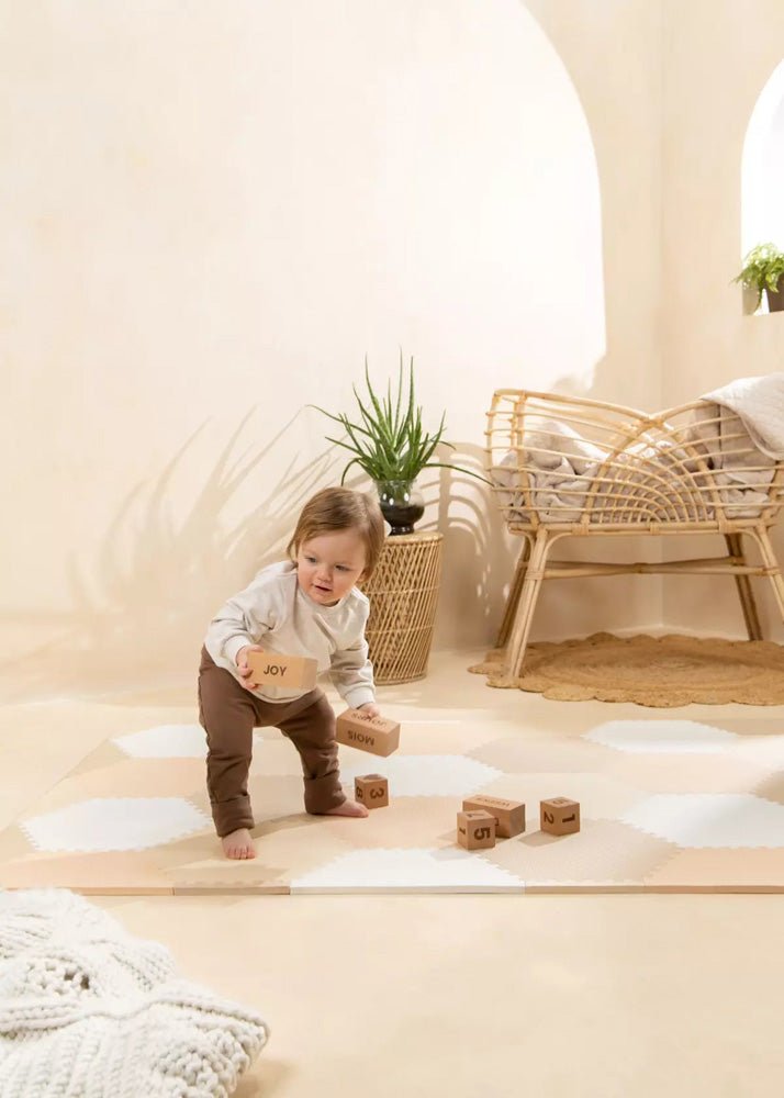 Coco Village Playmat - HEXAGON - Beige - Mastermind Toys___234218
