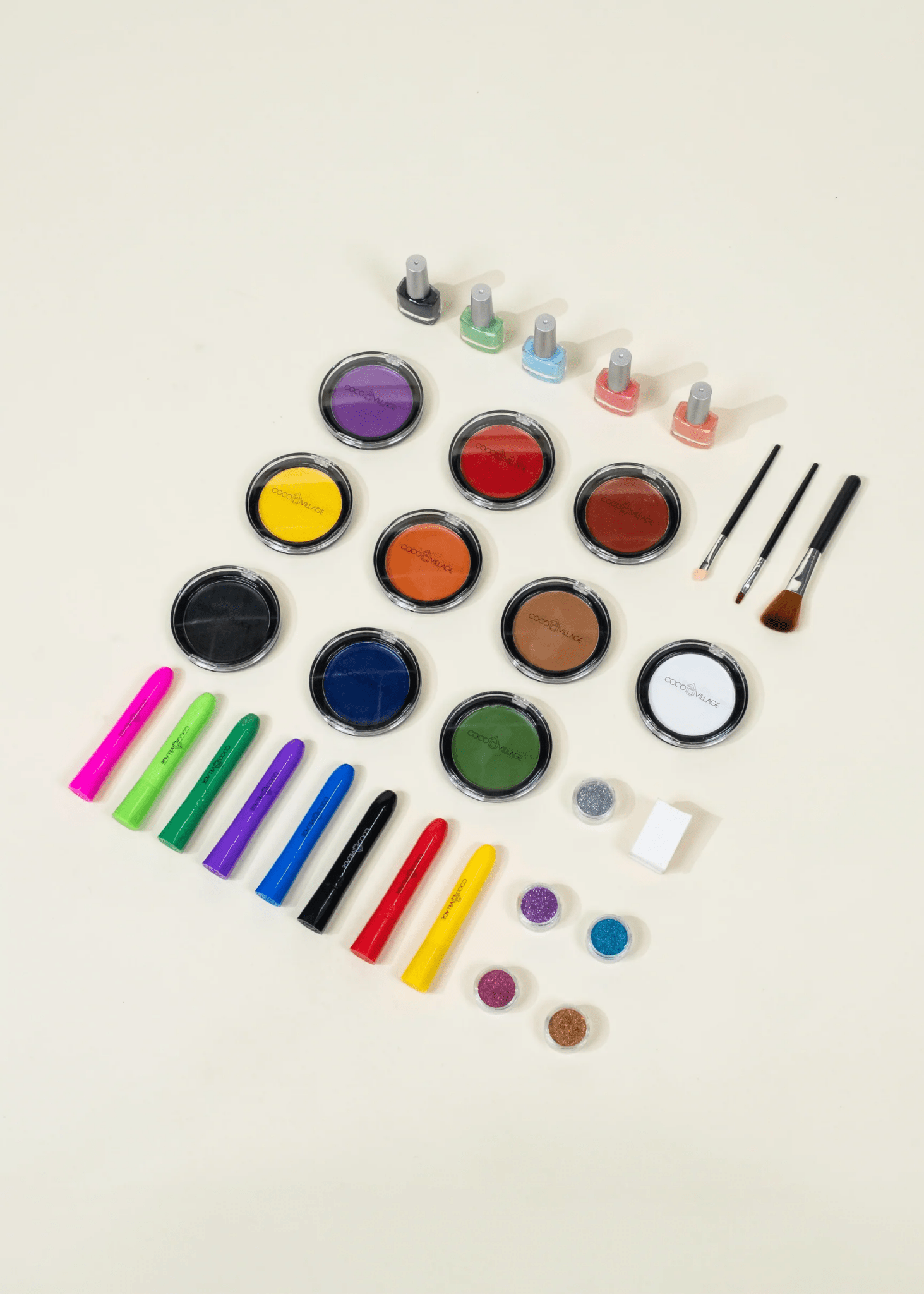 Coco Village Premium Fantasy Makeup Set & Metallic Case - 35pcs - Mastermind Toys___247319