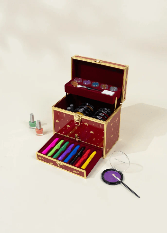 Coco Village Premium Fantasy Makeup Set & Metallic Case - 35pcs - Mastermind Toys___247319