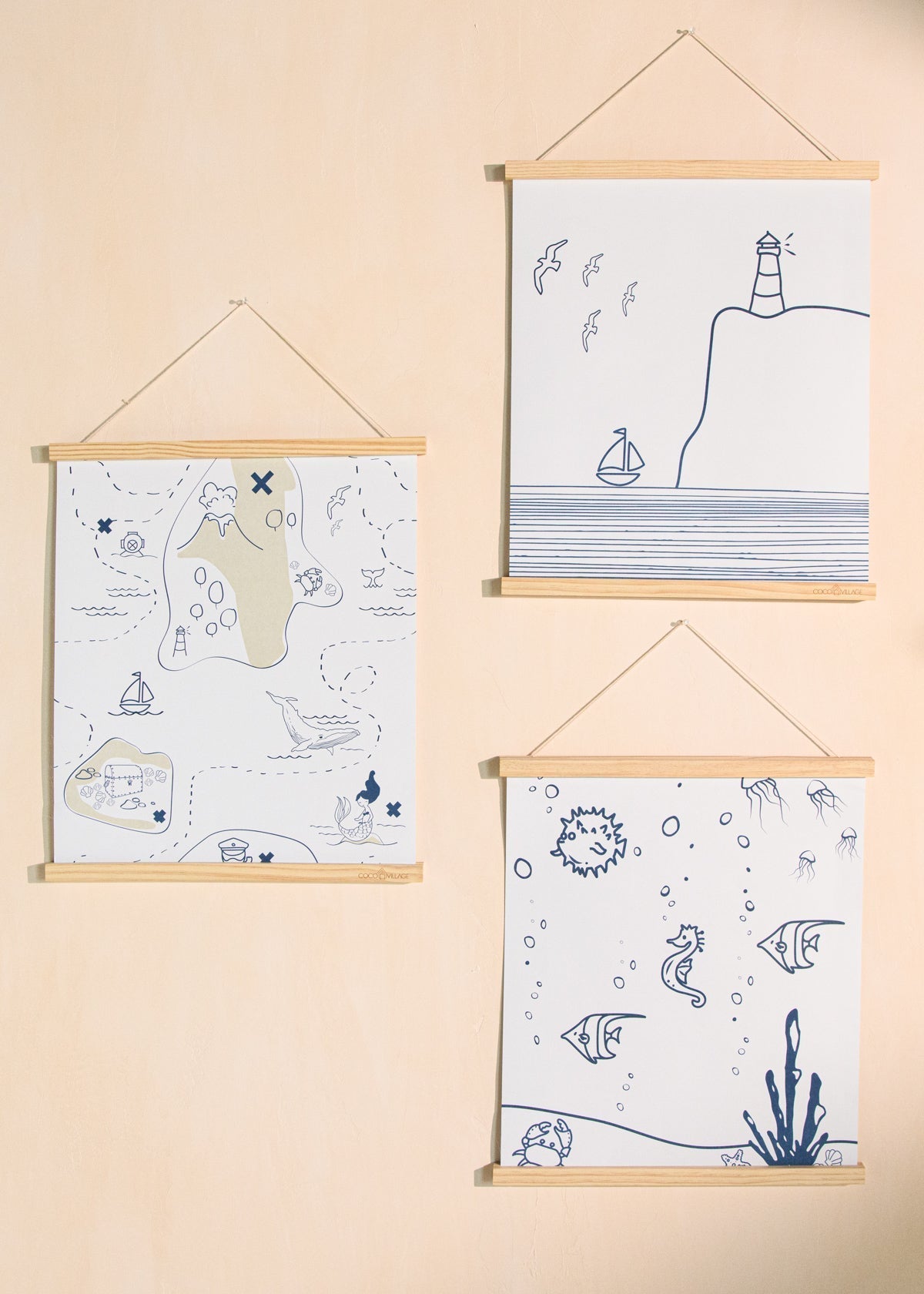 Coco Village Prints Trio 3 sizes - Baltik - Mastermind Toys___234221