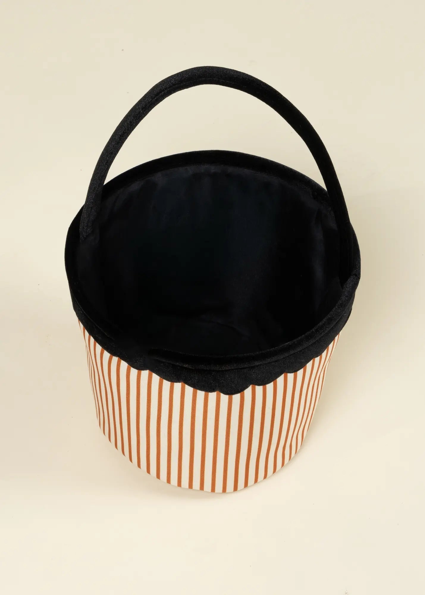 Coco Village Pumpkin Stripe Scalloped Fabric Treat Basket – M - Mastermind Toys___254329