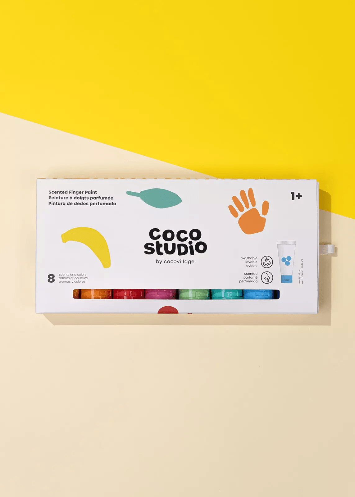 Coco Village Scented Fingerpaint Set - 8 colors - Mastermind Toys___246900