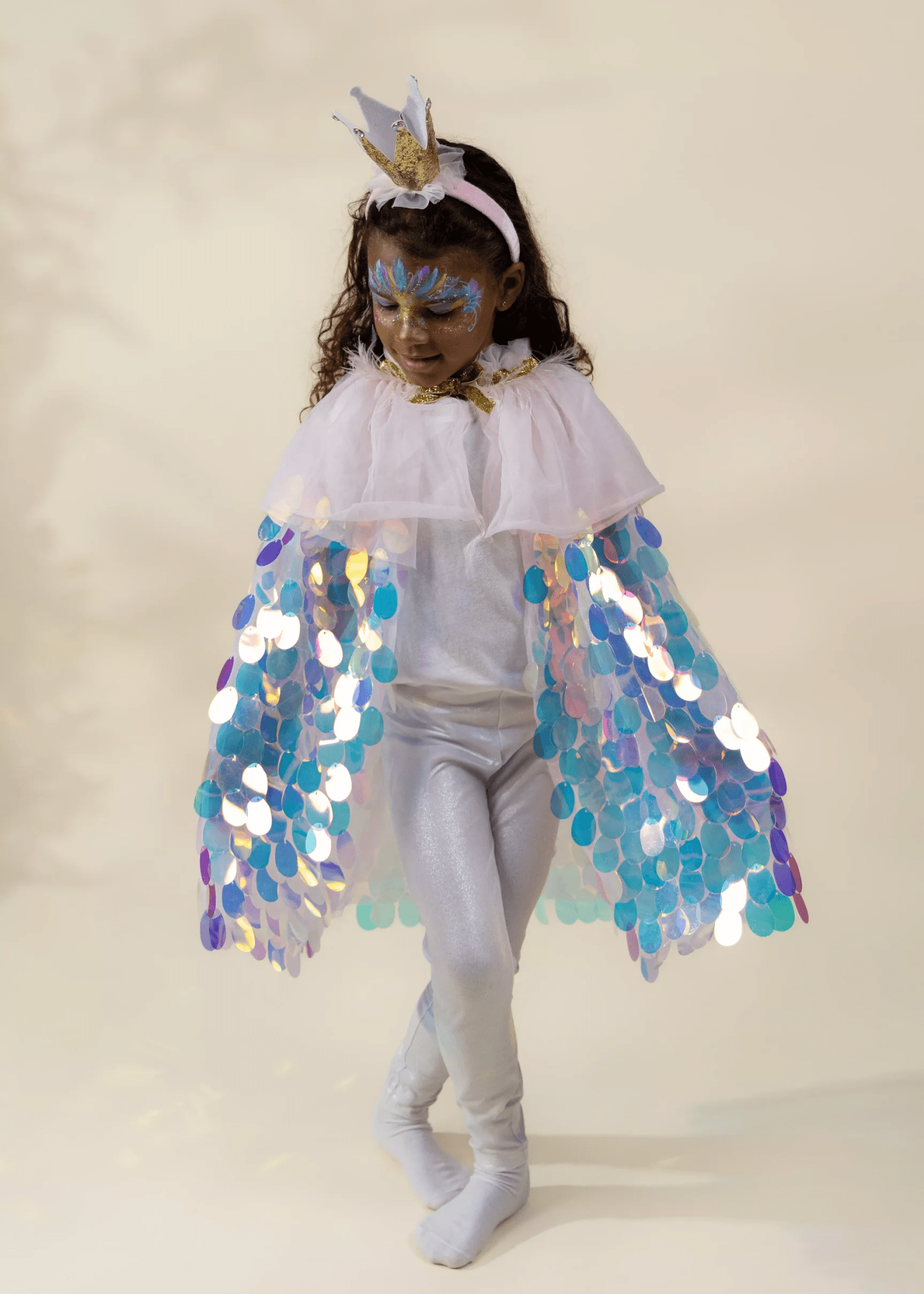 Coco Village Sequins Cape & Crown Costume 3 - 4Y - Mastermind Toys___245763