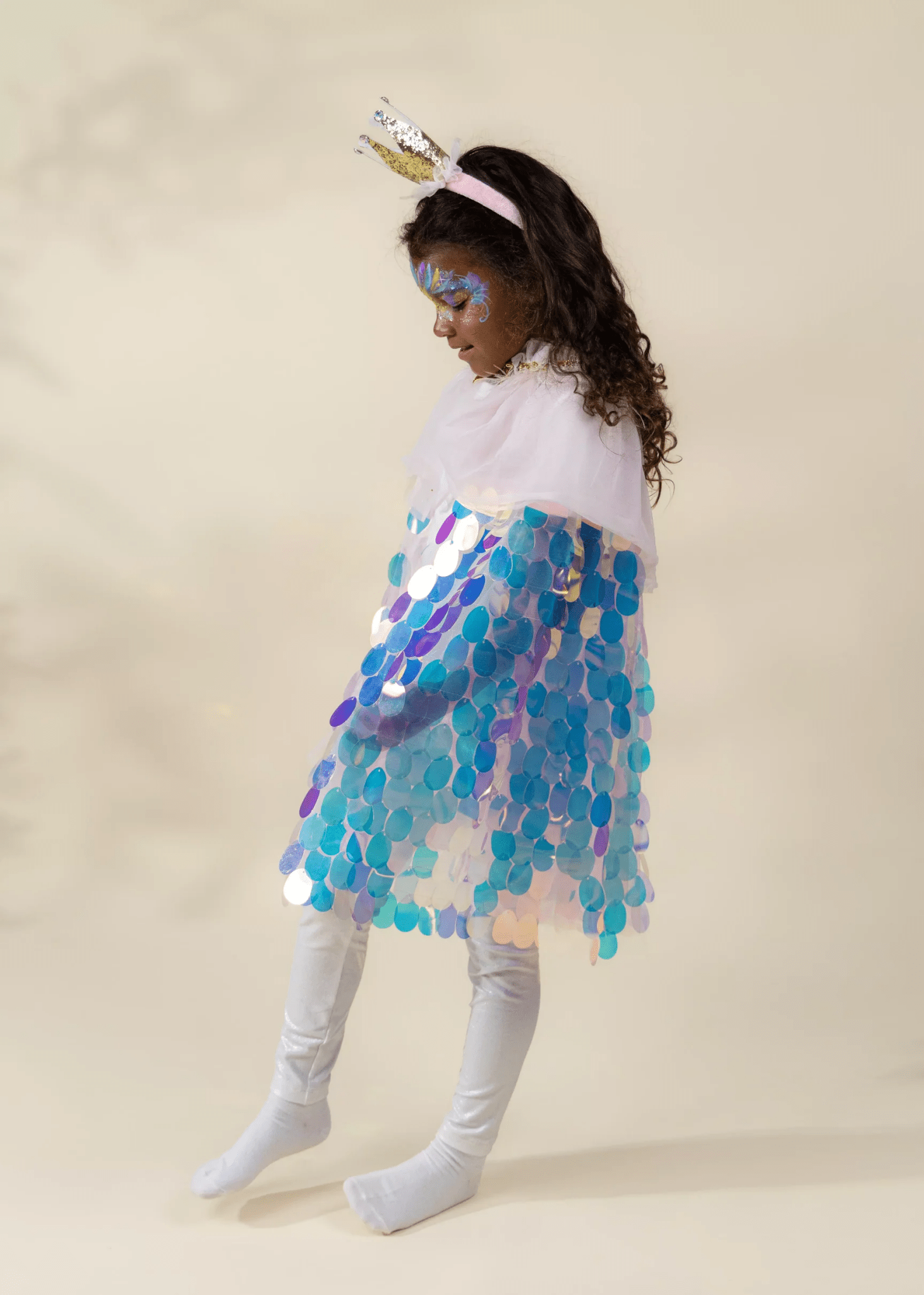 Coco Village Sequins Cape & Crown Costume 5 - 6Y - Mastermind Toys___245764