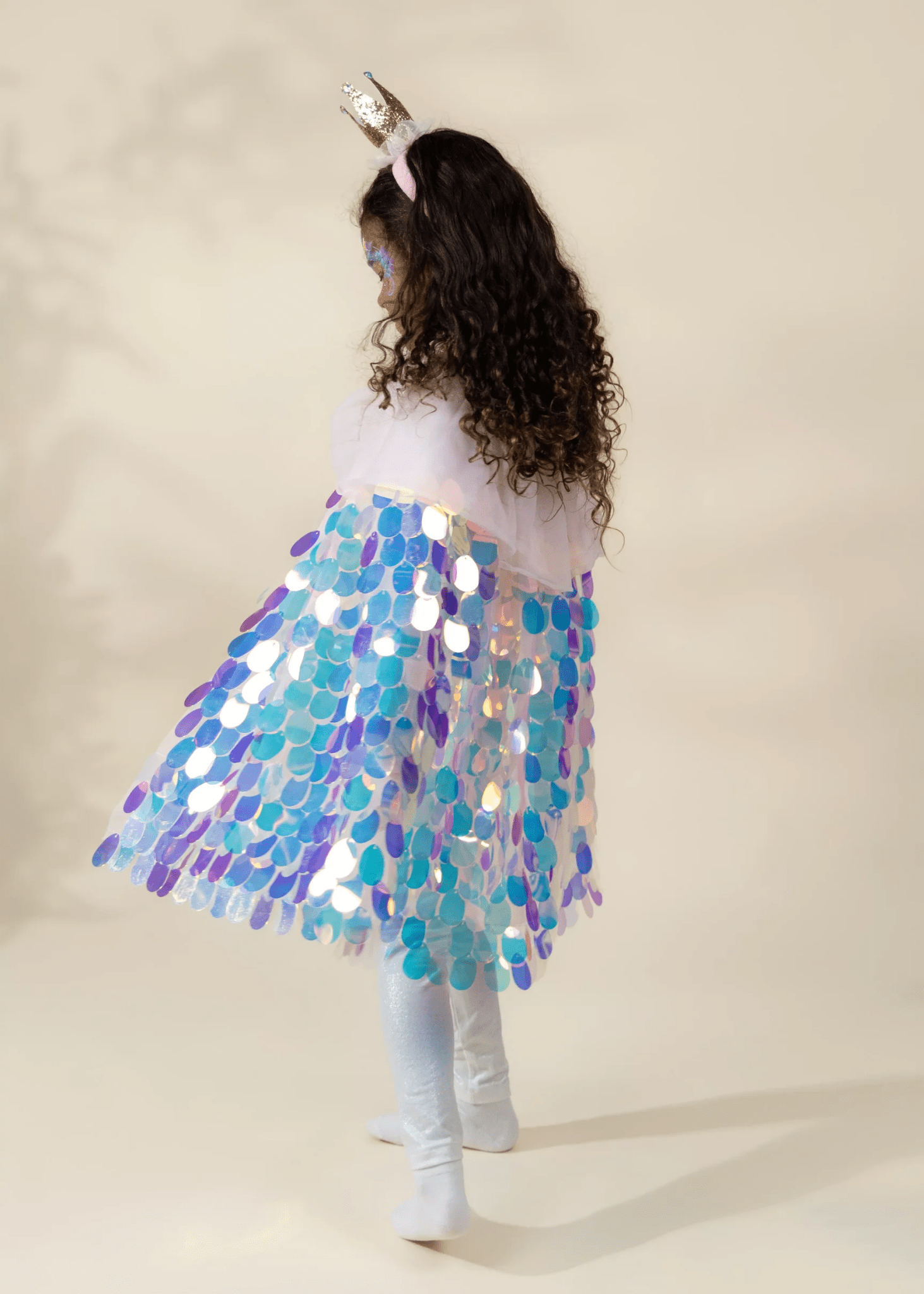 Coco Village Sequins Cape & Crown Costume 7 - 8Y - Mastermind Toys___245765