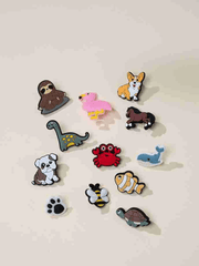 Coco Village Set of 12 Animal Charms Pin - Mastermind Toys___245923