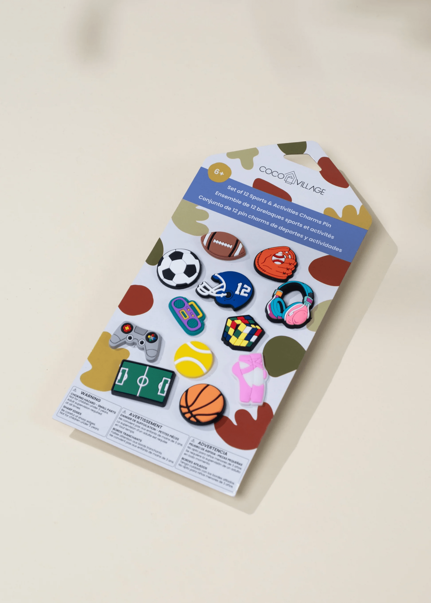 Coco Village Set of 12 Sports & Activities Charms Pin - Mastermind Toys___245920