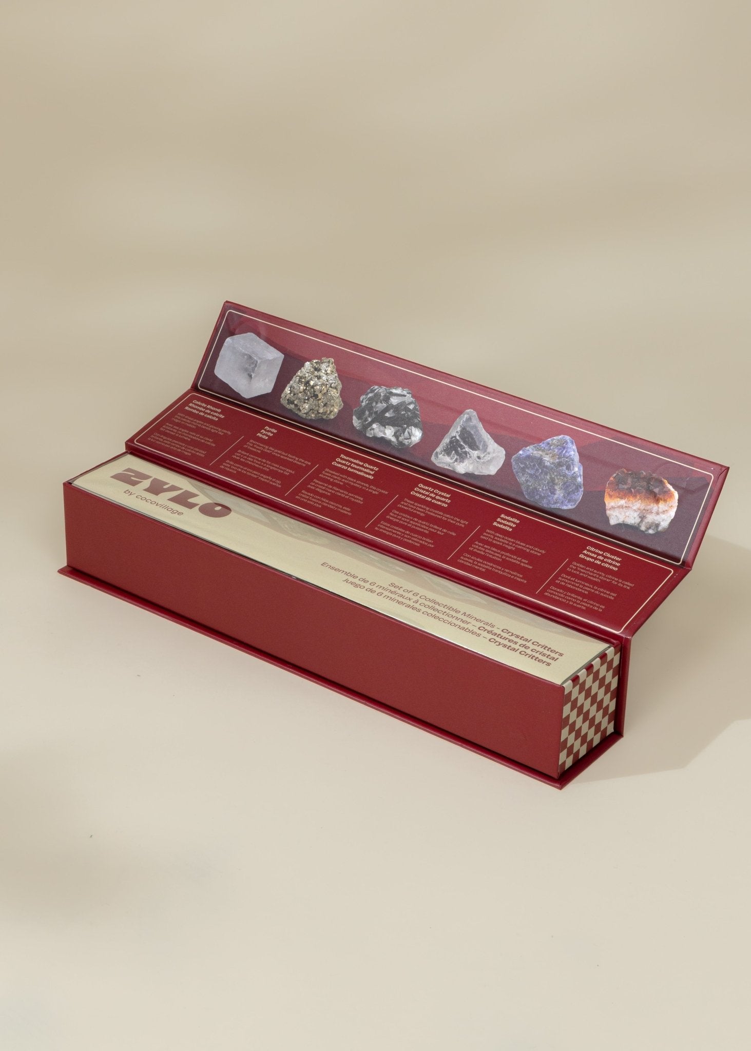 Coco Village Set of 6 collectible Minerals - Crystal Critters - Mastermind Toys___247395