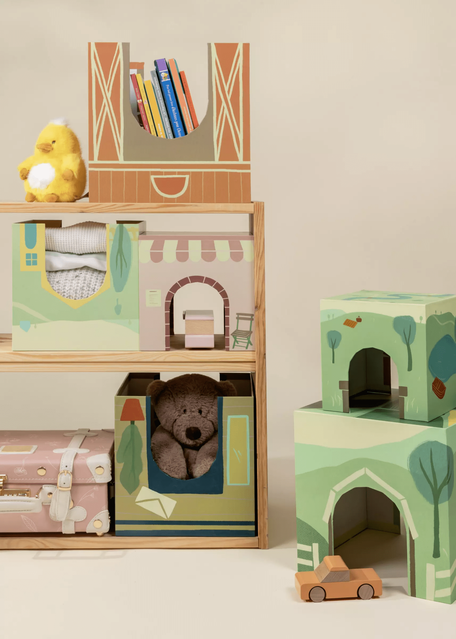 Coco Village Set of 6 Oversized Stacking Boxes - The Countryside - Mastermind Toys___247017