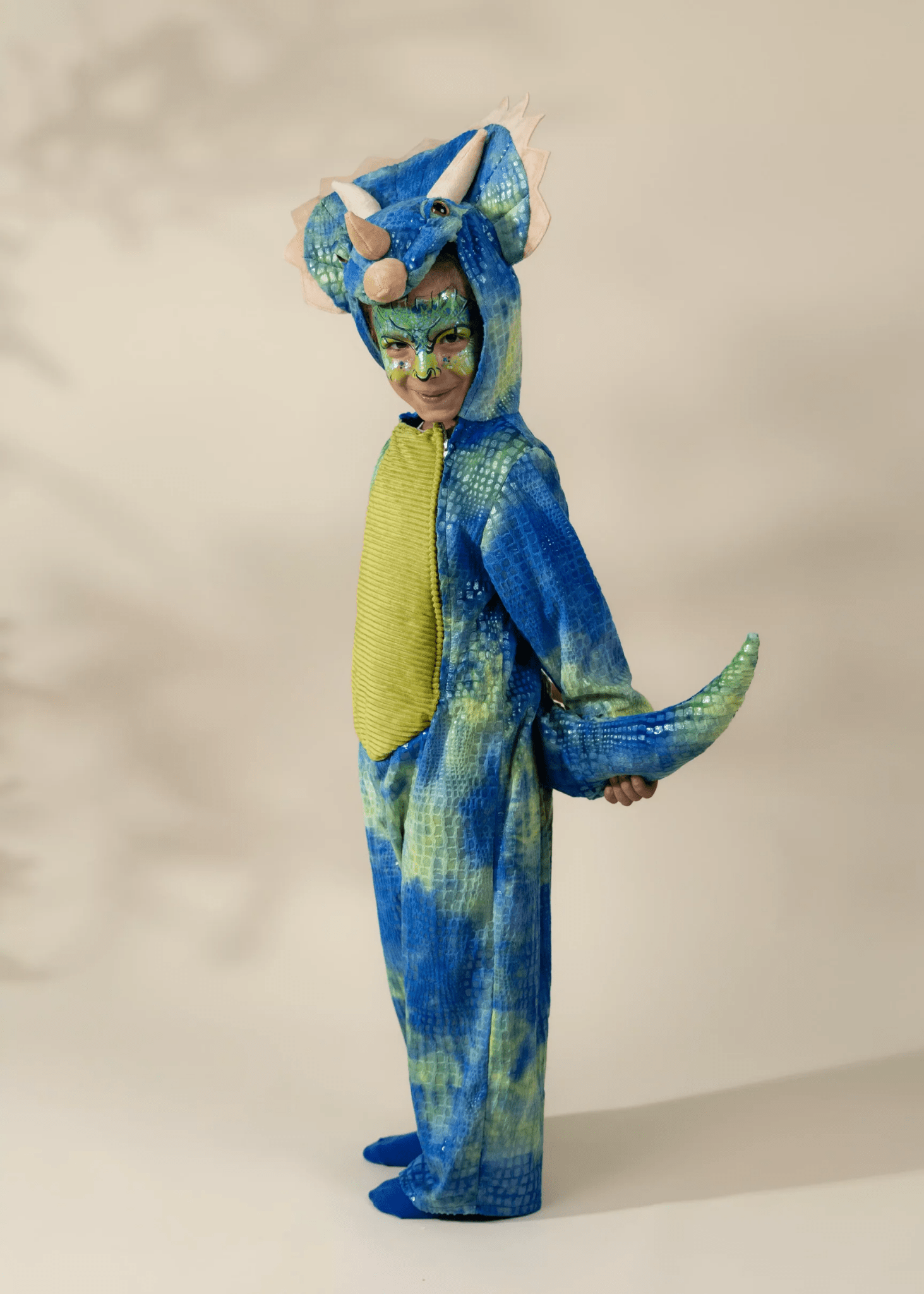 Coco Village Triceratops Dino Costume 5 - 6Y - Mastermind Toys___245725