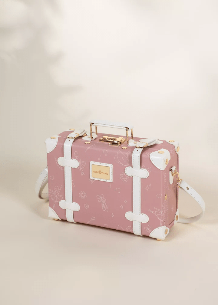 Coco Village Vegan Leather Play Suitcase - Ballerina - Mastermind Toys___244385