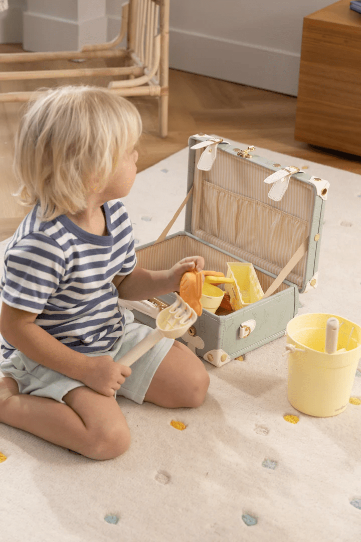 Coco Village Vegan Leather Play Suitcase - Ocean - Mastermind Toys___244382
