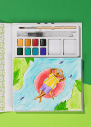 Coco Village Watercolor Forest Painting Book - 30 pages - Mastermind Toys___246902