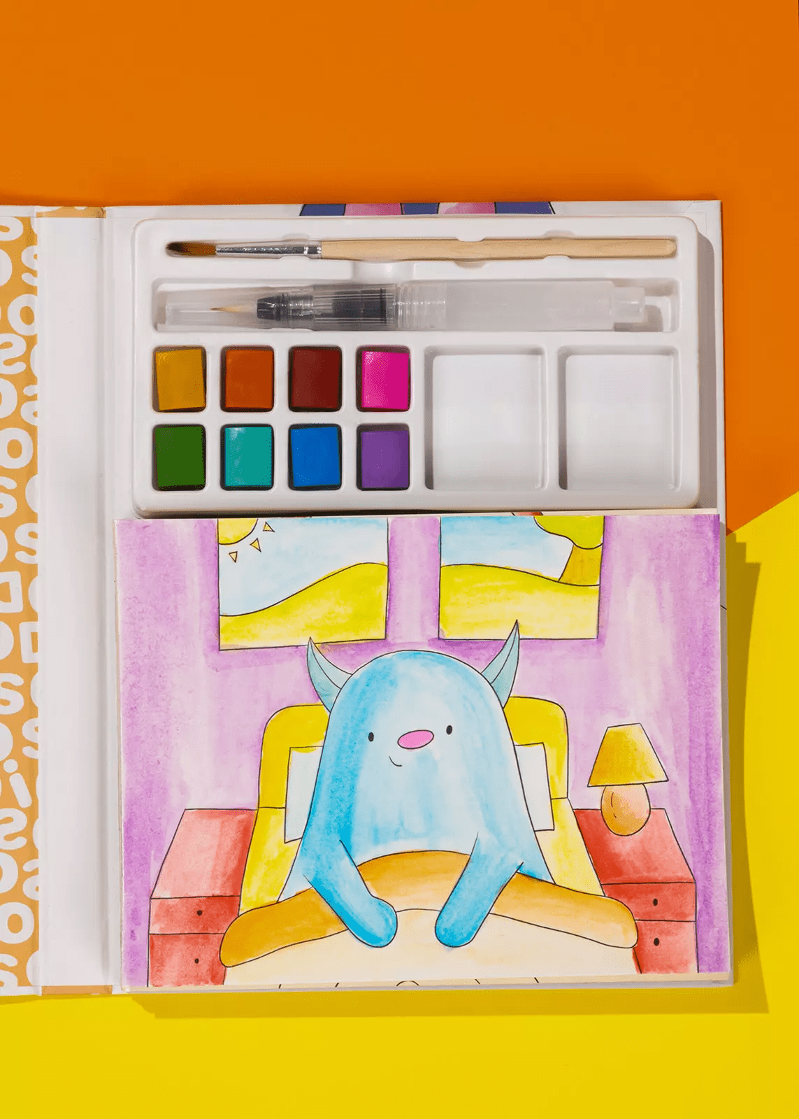 Coco Village Watercolor Monster Painting Book - 30 pages - Mastermind Toys___246901