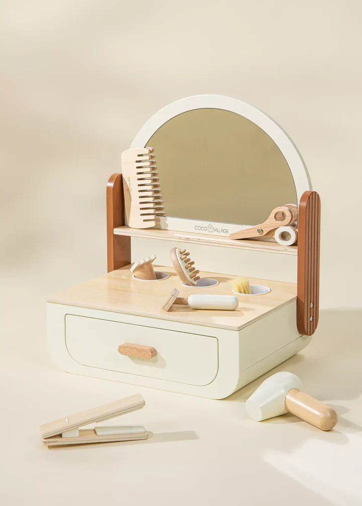 Coco Village Wooden Beauty Station Playset and Accessories - Mastermind Toys___235658