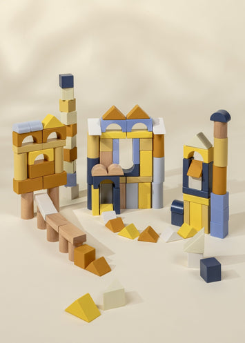Coco Village Wooden Construction Blocks Set - 100pcs