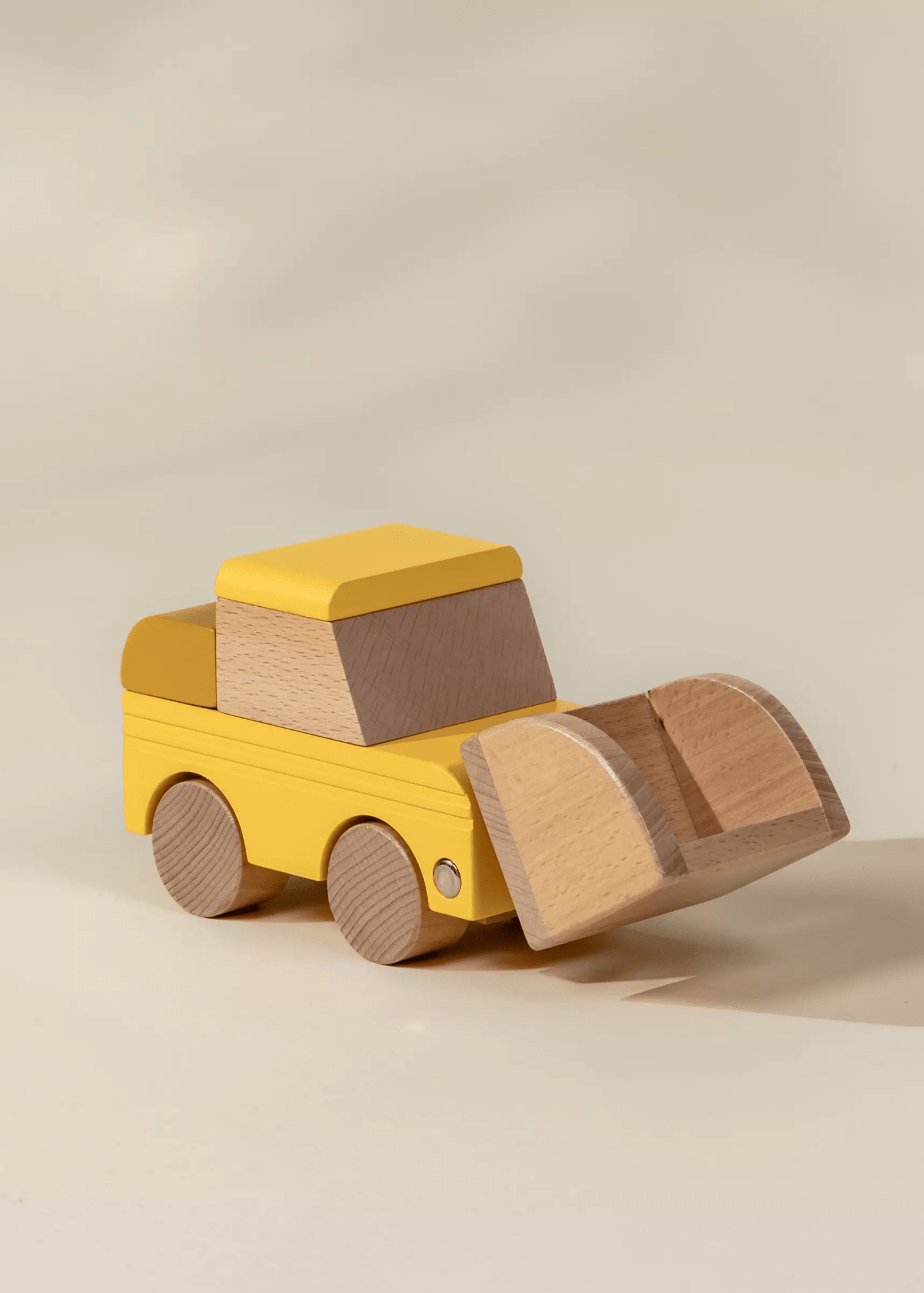 Coco Village Wooden Construction Vehicle - Bulldozer - Mastermind Toys___247005