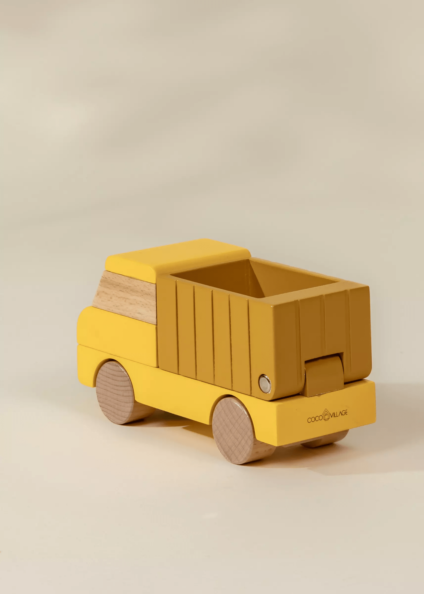 Coco Village Wooden Construction Vehicle - Dump Truck - Mastermind Toys___247007