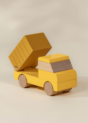 Coco Village Wooden Construction Vehicle - Dump Truck - Mastermind Toys___247007
