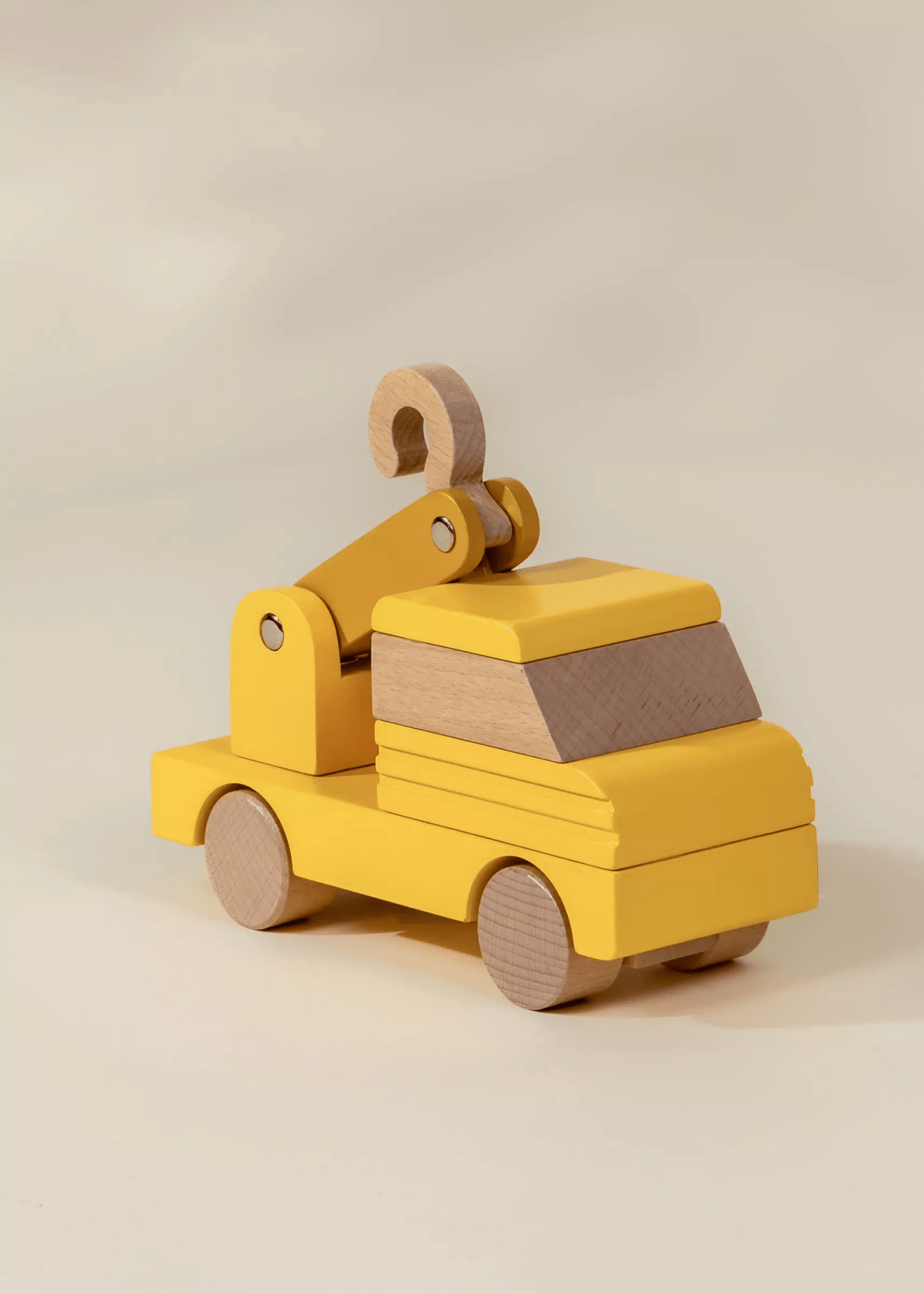 Coco Village Wooden Construction Vehicle - Tow Truck - Mastermind Toys___247006