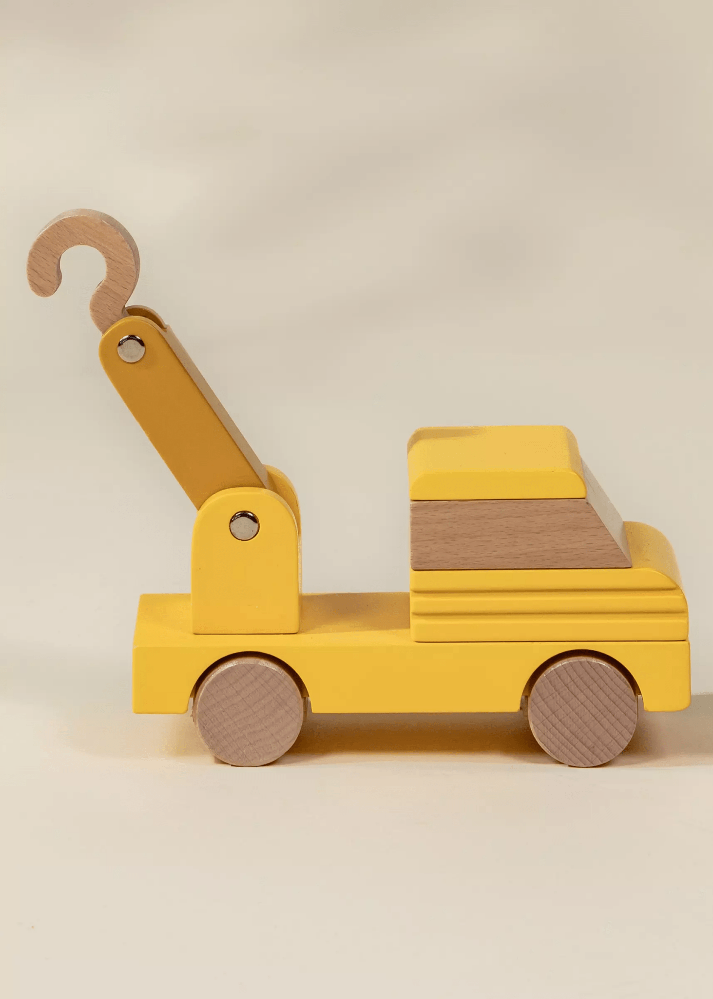 Coco Village Wooden Construction Vehicle - Tow Truck - Mastermind Toys___247006