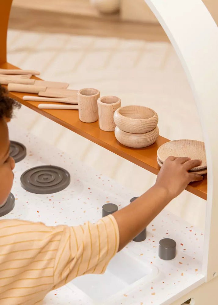 Coco Village Wooden Dinnerware Playset (12 Pcs) - Mastermind Toys___233471