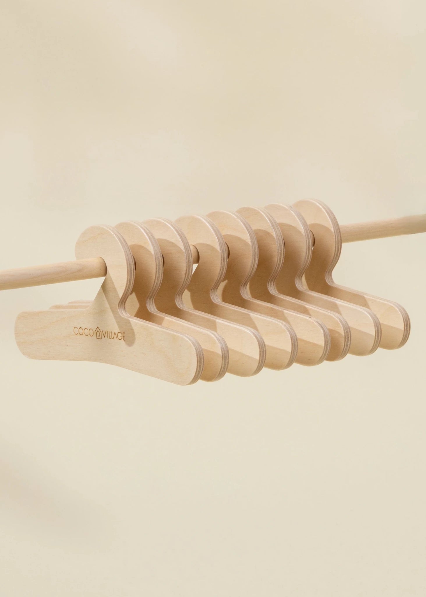 Coco Village Wooden Doll Clothes Hangers (8 Pcs) - Mastermind Toys___250706