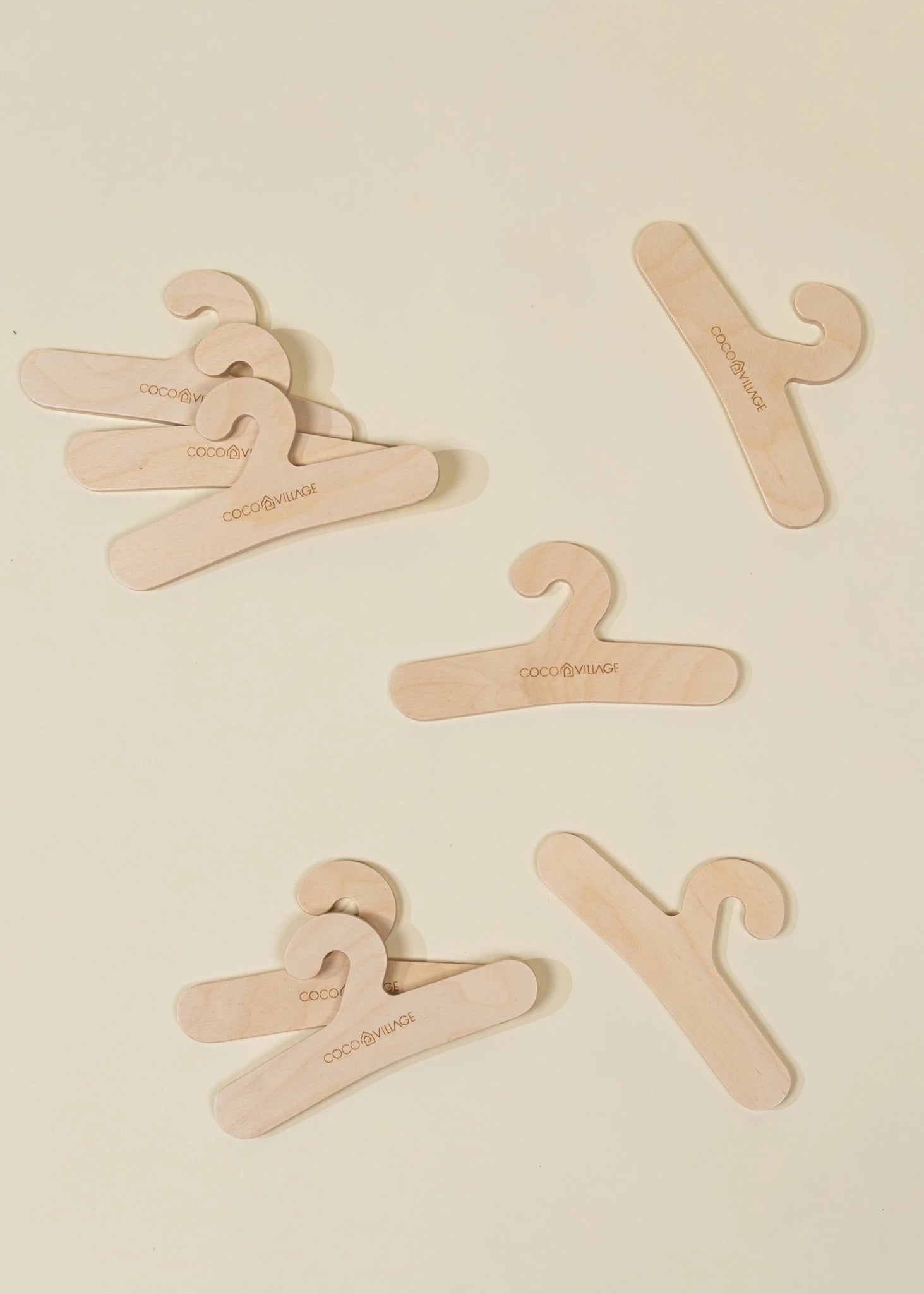 Coco Village Wooden Doll Clothes Hangers (8 Pcs) - Mastermind Toys___250706