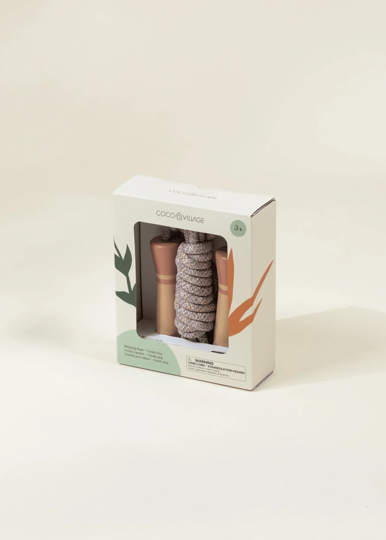 Coco Village Wooden Handle Skipping Rope – Candy Pop - Mastermind Toys___245664