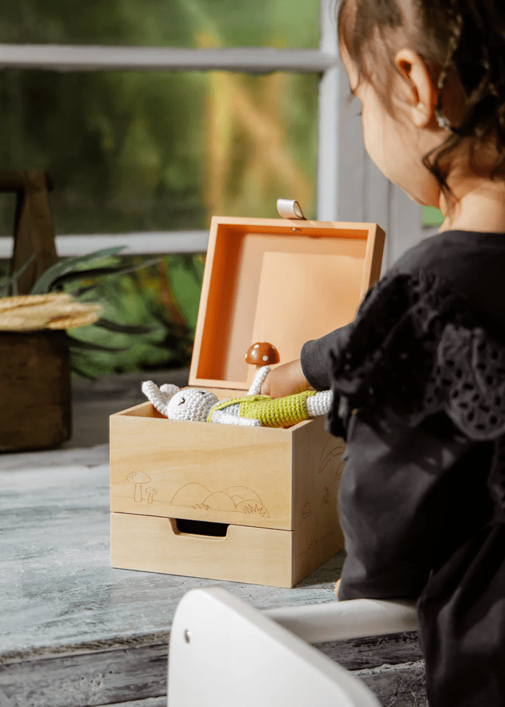 Coco Village Wooden Musical Souvenir Box - Nature - Mastermind Toys___235668