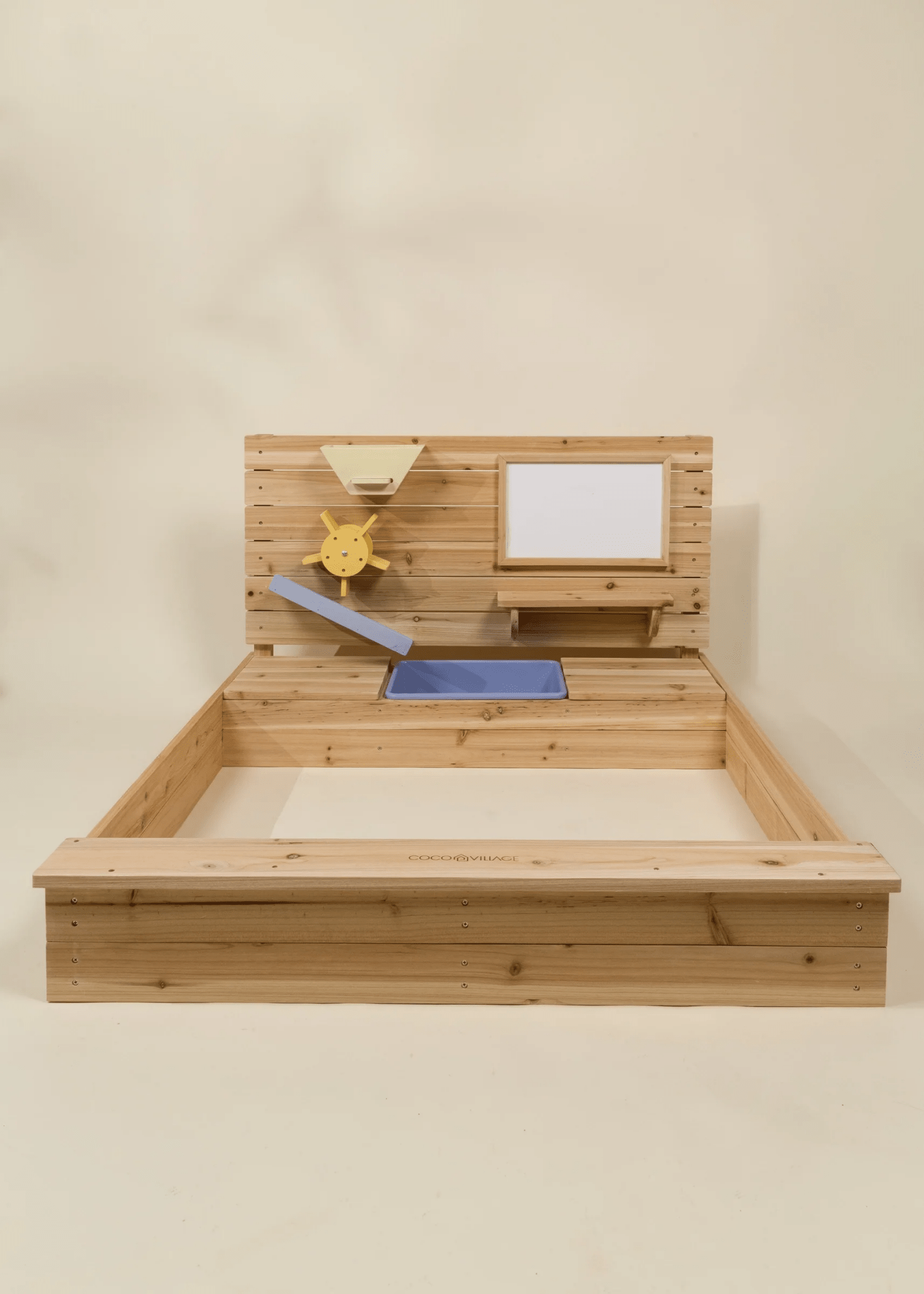 Coco Village Wooden Sandpit with Cover - Mastermind Toys___249787