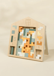 Coco Village Wooden Tetris Puzzle Toy (40 pcs) - Mastermind Toys___243612