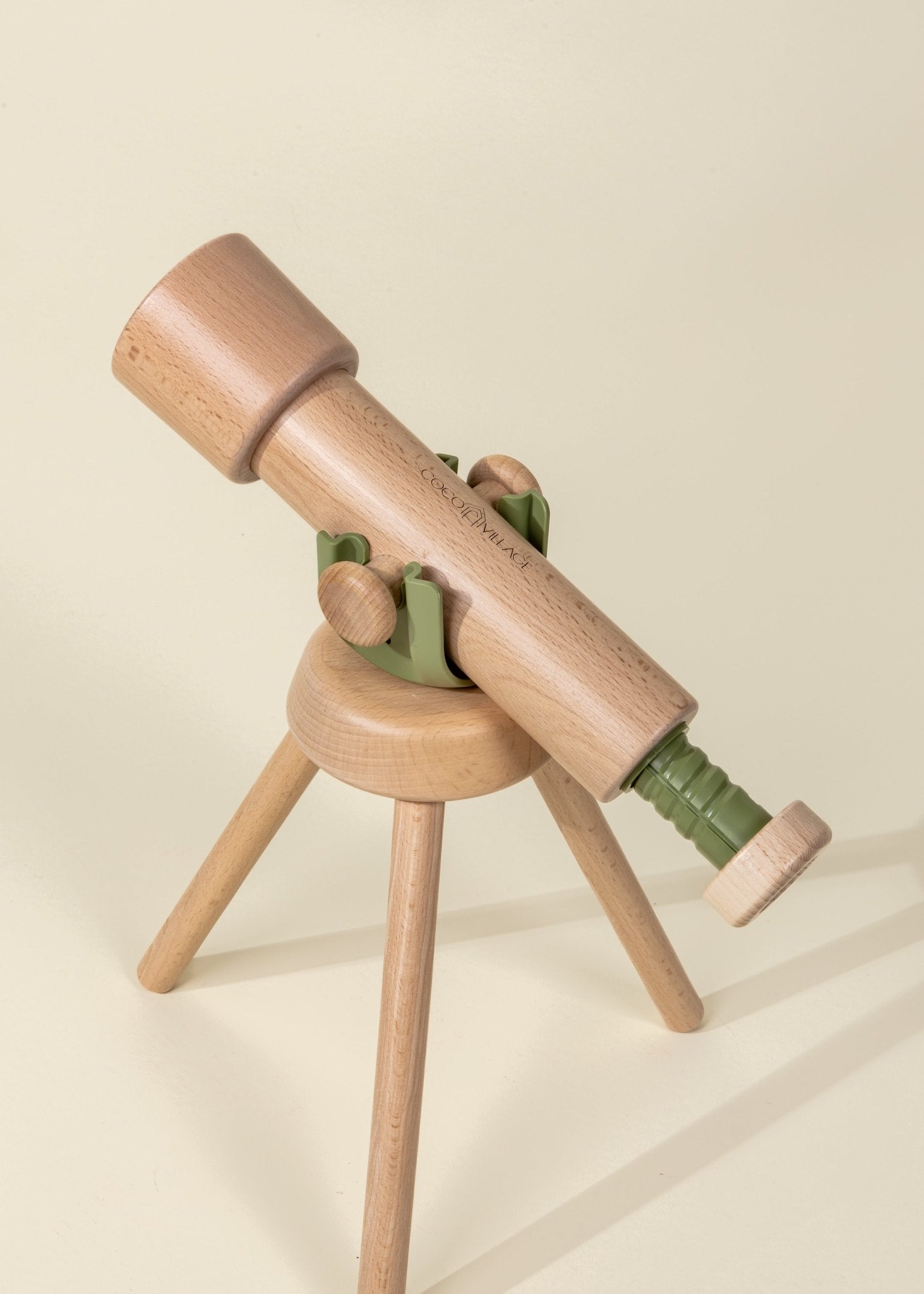 Coco Village Wooden Tripod Telescope – 15x Zoom - Mastermind Toys___247379