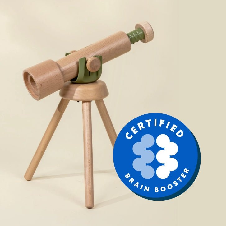 Coco Village Wooden Tripod Telescope – 15x Zoom - Mastermind Toys___247379