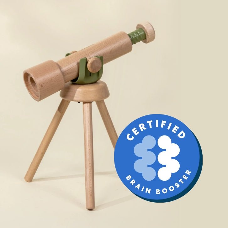Coco Village Wooden Tripod Telescope – 15x Zoom - Mastermind Toys___247379