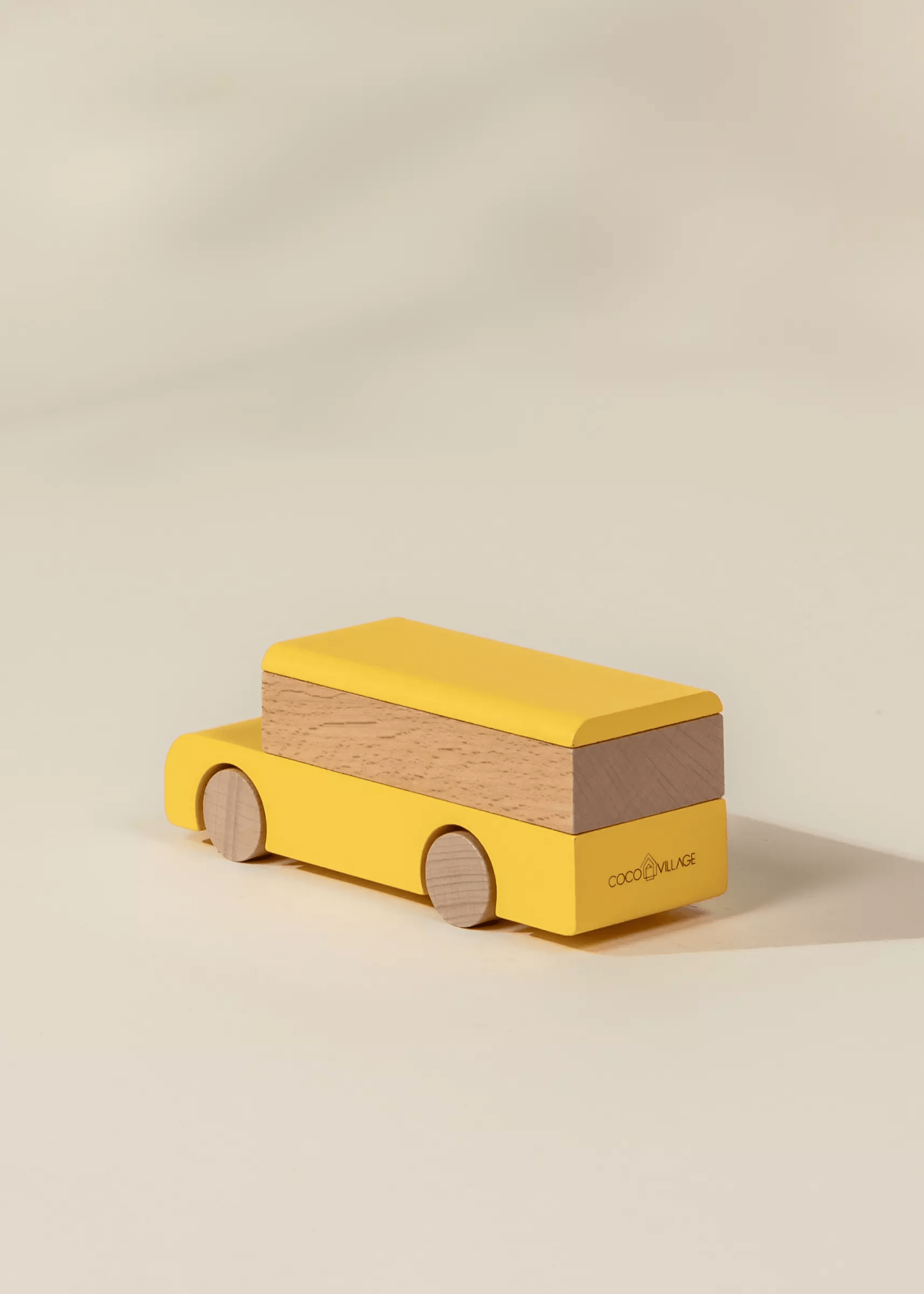 Coco Village Wooden Vehicle - School Bus - Mastermind Toys___246996