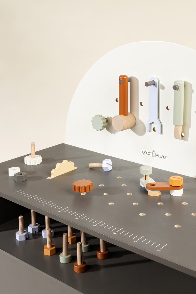 Coco Village Wooden Workbench Playset – Mastermind Toys